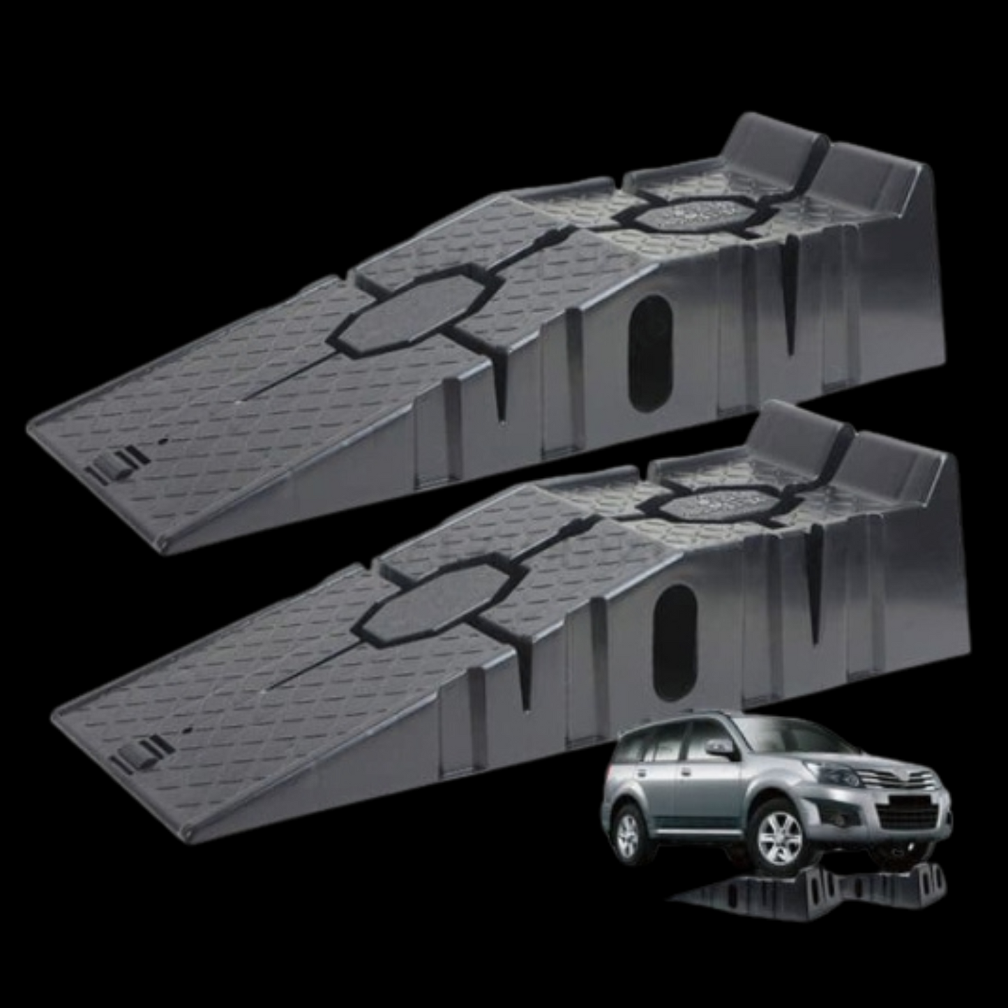 Juego de 2 rampas para coches